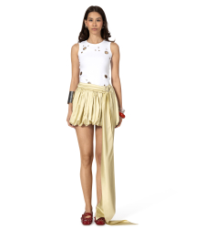 WHITE EYELET TOP