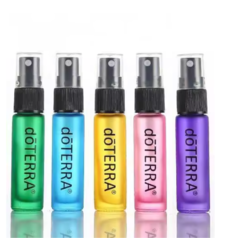 Цветна спрей бутилка стъклена 10мл