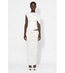 Judde Draped Skirt In Ivory