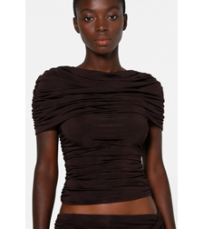 Anok Caped Gathered Top