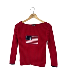 Polo Jeans Co. Ralph Lauren American Flag Sweater (XXS)