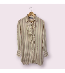 Ralph Lauren Silk Ruffle Front Blouse (8)