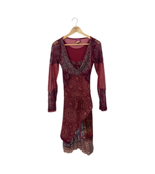 Save The Queen принт рокля (L)