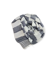 Max Mara ленен шал на райе 61x182