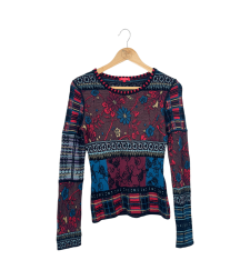 Chacok floral wool blend sweater (1)