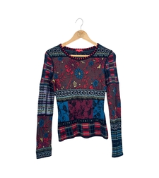 Chacok floral вълнен пуловер (1)