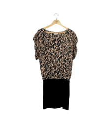 Ganni Leopard мини рокля (S)
