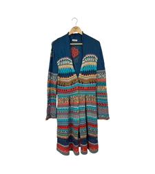 Ivko Long Cardigan Lace Floral Pattern (42)