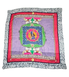 No brand вълнен прит шал 137x140