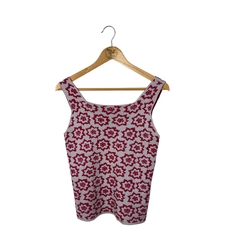 Oleana knitted tank top wool and silk (L)