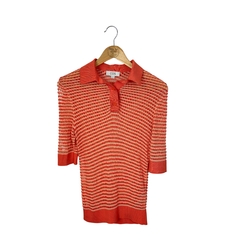 COS Open-Knit Polo Shirt (XS)