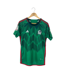 Adidas Mexico Home Football Jersey Ale 78 Green Qatar 2022 (S)