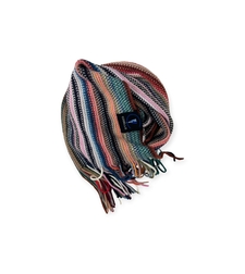 Codello Striped шал с ресни