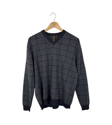 FENDI - FF Monogram мъжки мерино пуловер (52)