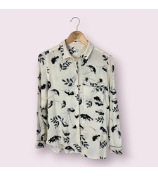 Ganni Rosemont принт риза  (38)