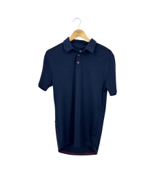 Vupine Mens Merino Polo Classic Navy (M)