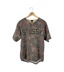 Stüssy Camo Wool Baseball Shirt (L)