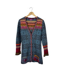 Ivko Geometric wool cardigan (M)