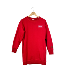 Kenzo Red logo sweater dress (M)