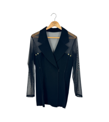 90s Gianfranco Ferré дамско копринено сако (IT44)