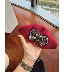 Wine Red Beret