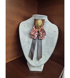 Leopard Bow Brooch