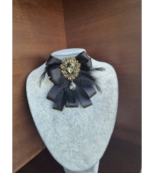 Black Bow brooch