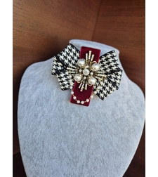 Burgundy  Mini Brooch