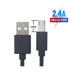 MICRO USB КАБЕЛ, СУПЕР ДЪЛГА 11 mm ЧОВКА