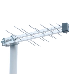 ТВ антена за цифрова ефирна телевизия, външна DVB-T/T2, 8dB, 8 метра кабел