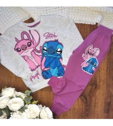 Комплект момиче дълъг ръкав Stitch