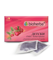 Детски чай с каркаде цвят (хибискус), 20 филтърни пакетчета, Биохерба