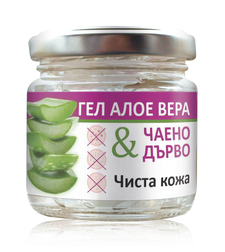 Гел алое вера и чаено дърво, Чиста кожа, 100 ml