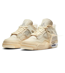 OFF-WHITE x  Air Jordan 4 SP 'Sail'