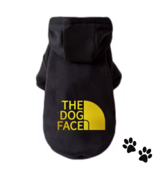 Дрешка The dog face - черна/златна
