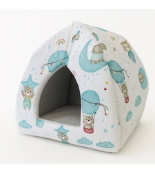 Уютна къща за котки - цвят мента