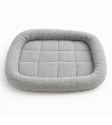 Меко легло-постелка за кучета и котки - сиво