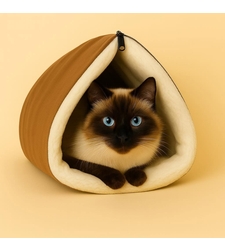 2 в 1 плюшено легло за котки и малки кучета