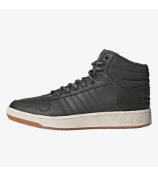 Mъжки кожени маратонки Adidas HOOPS 2.0 MID