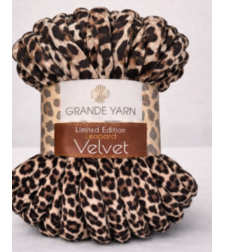 POLYPUFF VELVET/КАДИФЕ-ЛЕОПАРД