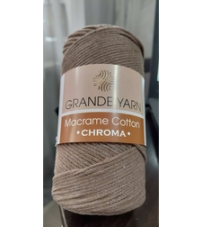 Макраме-GRANDE YARN COTTON CHROM/GY29