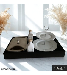 Дървени подноси с височина на борда 65 мм