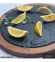 Кръгла дъска с диаметър 30 см, за камък 25 см