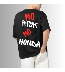 Тениска ,,No risk no Honda''