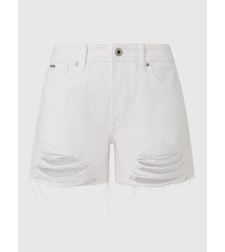 Pepe Jeans бели дънкови къси панталони • 29