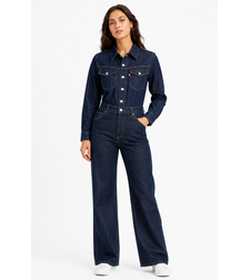 Levi’s Dark Denim Jumpsuit • S