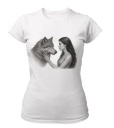 Тениска Момичето и вълкът!