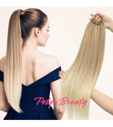 Опашка с ластик - Сахара омбре (РЪЧНА изработка)