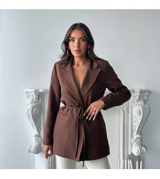 Mocha Modern Blazer - Кафяв Блейзър/сако