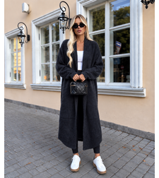 “ Soft Elegance “ black - дълга жилетка